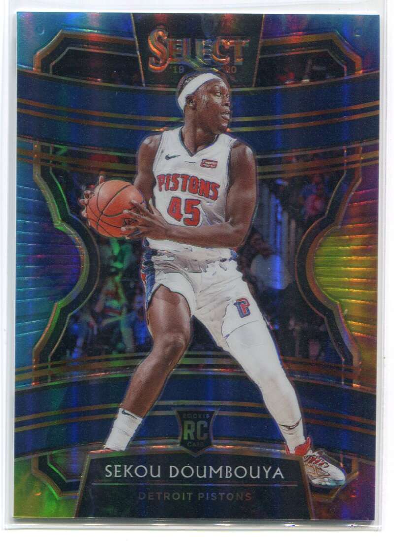 2019-20 Select Prizms Tie Dye Refractor 71 Sekou Doumbouya Rookie 21/25