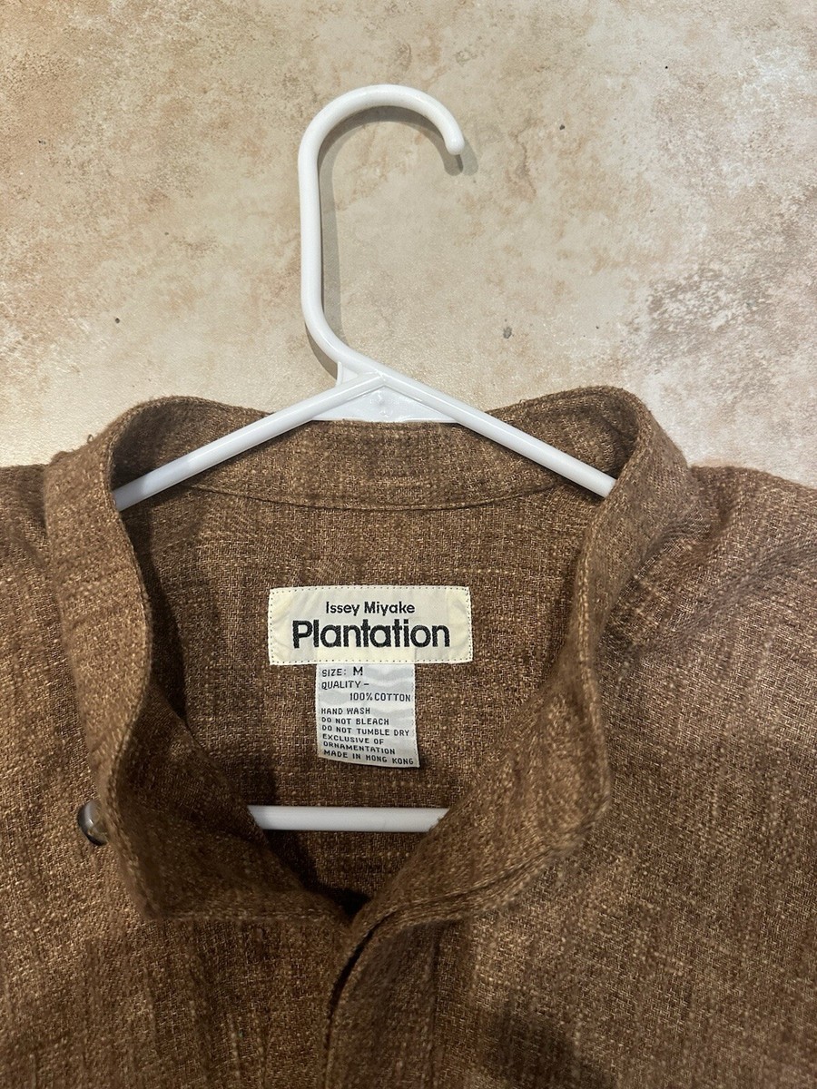 イッセイミヤケissey miyake plantationsize Mブラウン イッセイミヤケ issey plantation size M ブラウン
