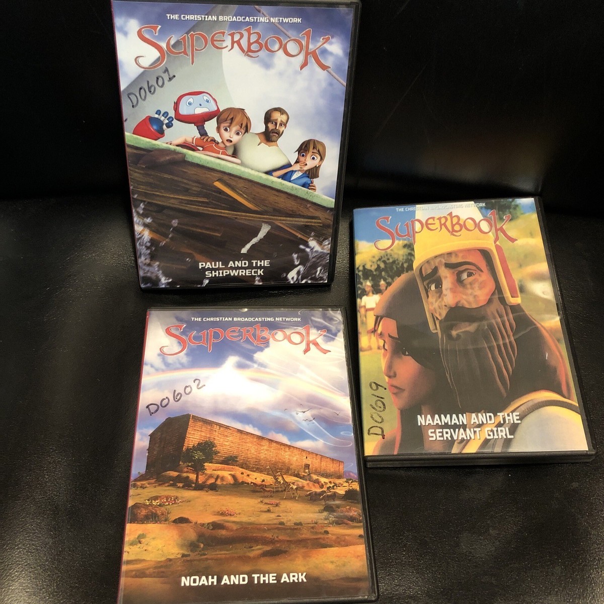 CBN Superbook DVD'S Mixed Lot Noah Paul Naaman Servant Girl 3 | eBay