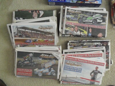Lot of 45 Different 2021 Area Auto Racing News Newspapers
