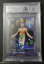 2013 Kenny Omega Autographed Rookie Card Authenticated Beckett 10