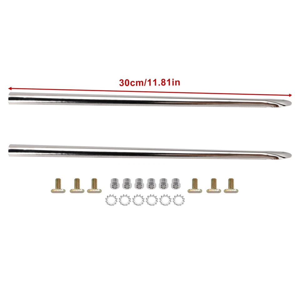 Front Fender Spears Trim Fit For Touring Road King 82-23 Softail 1986-2017 Foto 2 de 4