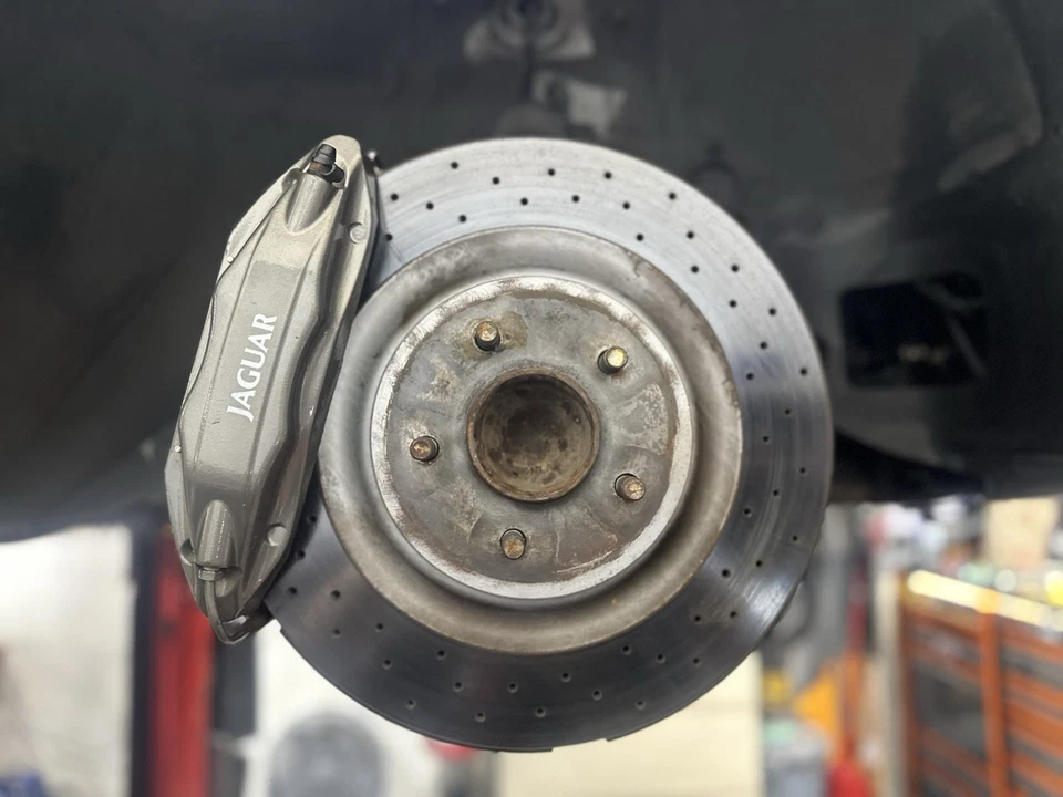 Drilled Rotors 2003 Jaguar XJR (brembo Big Brakes)  Used Rotors But Usable - Image 3 of 3