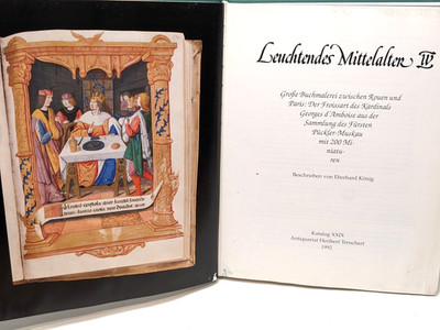 Leuchtendes Mittelalter IV 1992 Heribert Tenschert Froissart 200 Miniatures Köni