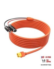 12AWG Solar to XT60 Charge Extension Cable 26.4FT 8M, Connector 26.4FT/8M
