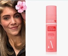 Azure Tan Hydrating Watermelon Face Tan Spritz 100ml Self Tanning, Light-Dark