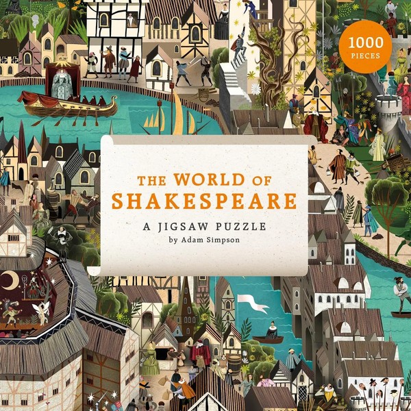 The World Of Shakespeare 1000 Piece Puzzle 1000 Piece Jigsaw Puzzle Adam Simpson-image