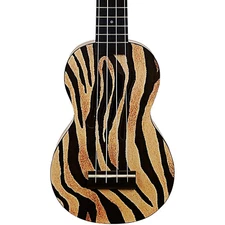 Mahalo Art II Soprano Ukulele With Bag Zebra Motif