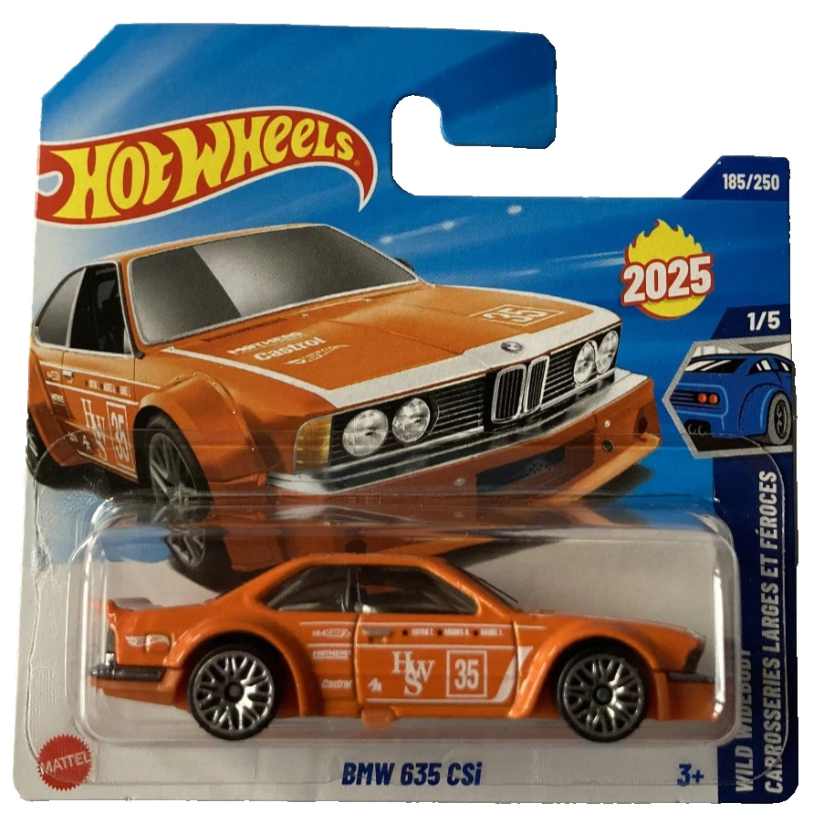 Hot Wheels 2025 - BMW 635 CSi orange - Wild Widebody - NEU & OVP