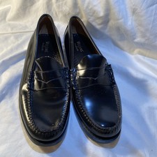 GH. Bass Co, Larson Weejun Black Penny Loafers New US 11 Shiny No Box
