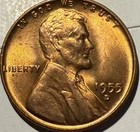 1955 D Lincoln Wheat Penny BU RD  - #898