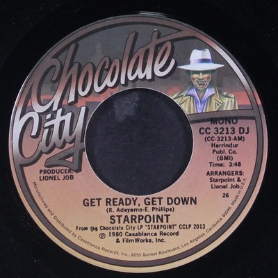 STARPOINT: let me love you / get ready, get down CHOCOLATE CITY 7'' Single 45 RPM