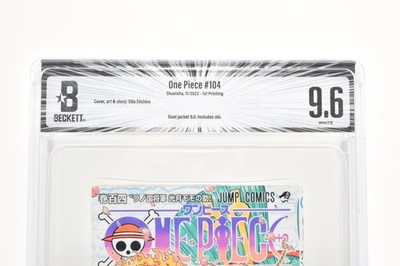 One Piece #104 9.8/9.6 【BGS/1stprint 】 BGS 9.6 One Piece #104 Vol 104 2022 1st Printing Edition Graded