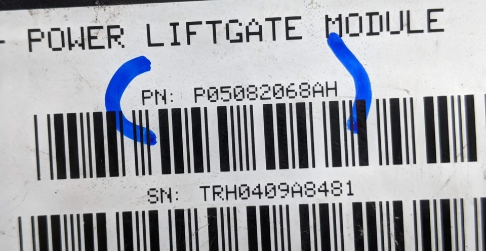 Módulo de puerta levadiza eléctrica OEM 2008-2010 TOWN AND COUNTRY GRAND CARAVAN P05082068AH Foto 2 de 2