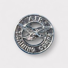 Air Training Corps Pin Silver Tone Military Hat Tac Royal Airforce British Army