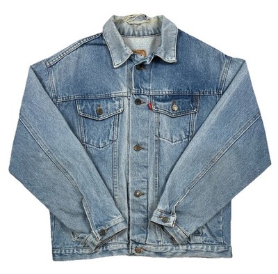 Levi s 501 USA Trucker Jeansjacke Herren Gr. L Blau   W33 L36 Denim/Nr. 349