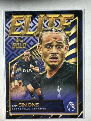 2025-26 Topps Gold Premier League Xavi Simons Elite Spurs