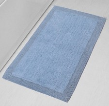 Luxury Collection 100 Reversible Cotton Bathroom Rugs Set, Washable Rug, Sof...