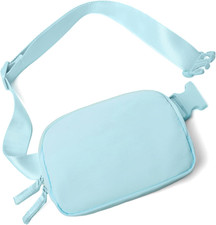 Belt Bag for Women Two-Way Zipper Fanny Pack Crossbody Bags for Women Fashion Wa