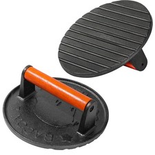 7 Inch Cast Iron Smash Burger Press Cast Iron Hamburger Smasher Tool Patty Maker