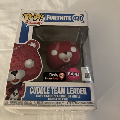 FUNKO POP FORTNITE CUDDLE TEAM LEADER # 430 FLOCKED  EXCLUSIVE GAMESTOP 2019