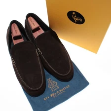 Di Bianco NWB Slippers / Casual Drivers Size 44 (US 11) in Brown Suede