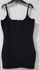 GBG Los Angeles GUESS Sexy Little Black Dress Sheer Cutouts Stretchy Size Large