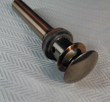 Signature Hardware 1-1/2" Mushroom Style Pop-Up Bathroom Drain SH332ORB Oil Rubb