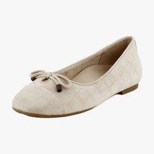 Vionic Klara Womens Flats Lucid Beige Croc Sde