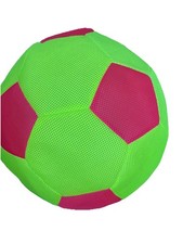 Giant Mesh Inflatable Soccer Ball Neon Pin And Yellow