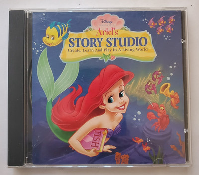 Disney, Ariel's Story Studio: Create, Learn... (PC-CD-ROM) 1997, See Description
