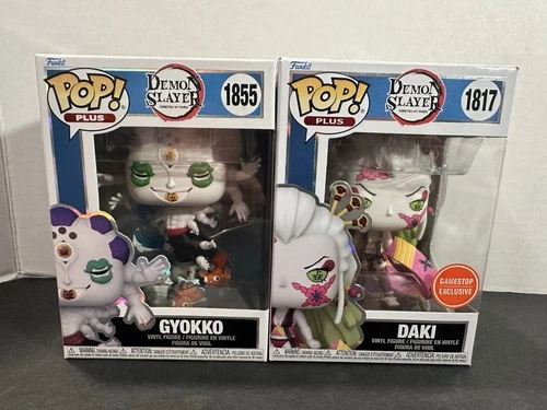 Funko Pop! Plus Daki #1817 & Gyokko Demon Slayer GameStop Exclusive Vinyl Figure