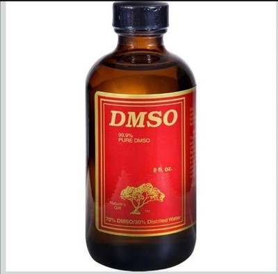 99.9% Pure DMSO Liquid; 70% DMSO / 30% Distilled Water - 8 fl. Oz (Pack of 2)