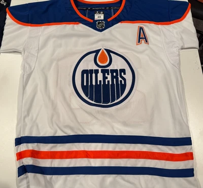 Leon Draisaitl Edmonton Oilers Stitched Jersey Away White