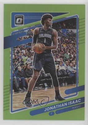 2021-22 Panini Donruss Optic Lime Green Prizm 106/149 Jonathan Isaac #48 1k61