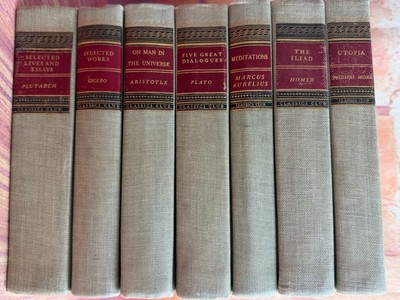 Classics Club-Plato, Cicero, Homer, Aristotle, Aurelius, More,Plutarch 1942-1951