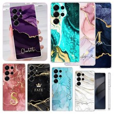Marble Custom Phone Case Flexible TPU Cover For Samsung S26 S24 S25 A16 A35 A17