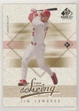 2001 SP Game Bat Edition In the Swing Jim Edmonds #IS2