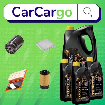 Service Kit for Iveco Daily 45S17 Diesel 2016-2020 Oil Air Cabin Fuel + Eng Oil
