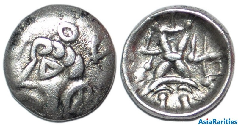 (33671) Samarqand Soghd, AR obol, Antiochus imitation, Archer type.