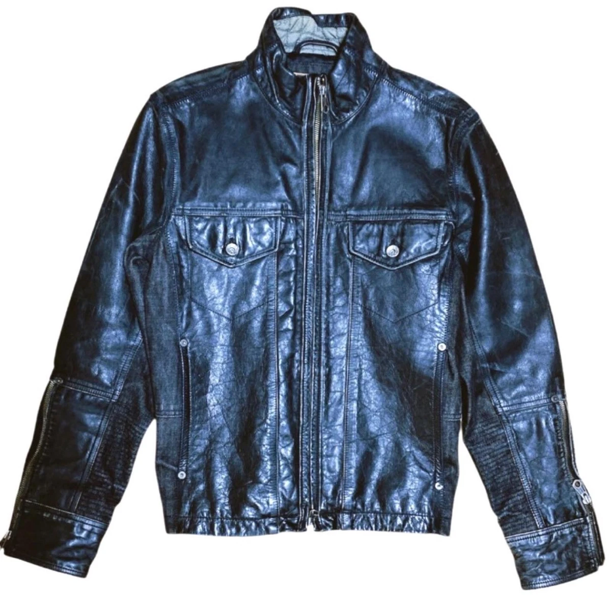 Gap Leather Outer Shell Coats, Jackets & Vests for Men for Sale