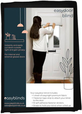 Easyblinds Easydoor Blind for Glazed Doors, Quick Fix Instant Blind, Self-Adhesi