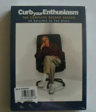 CURB YOUR ENTHUSIASM: THE COMPLETE SECOND SEASON 2 DISC 10 EPISODES 2004 DVD NEW