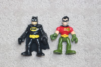 Fisher Price Imaginext 3'' Batman Robin DC Comics Super Friends Justice League