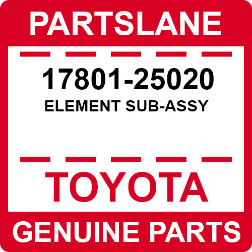Toyota 17801 25020