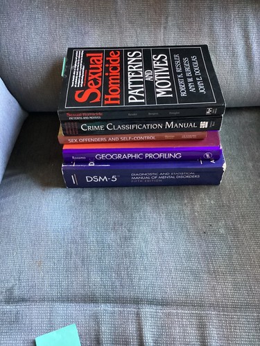 Lot 7 FBI Books Profiling Sexual Homicide Rape Investigation Profiling DSM5 - Imagen 2 de 2
