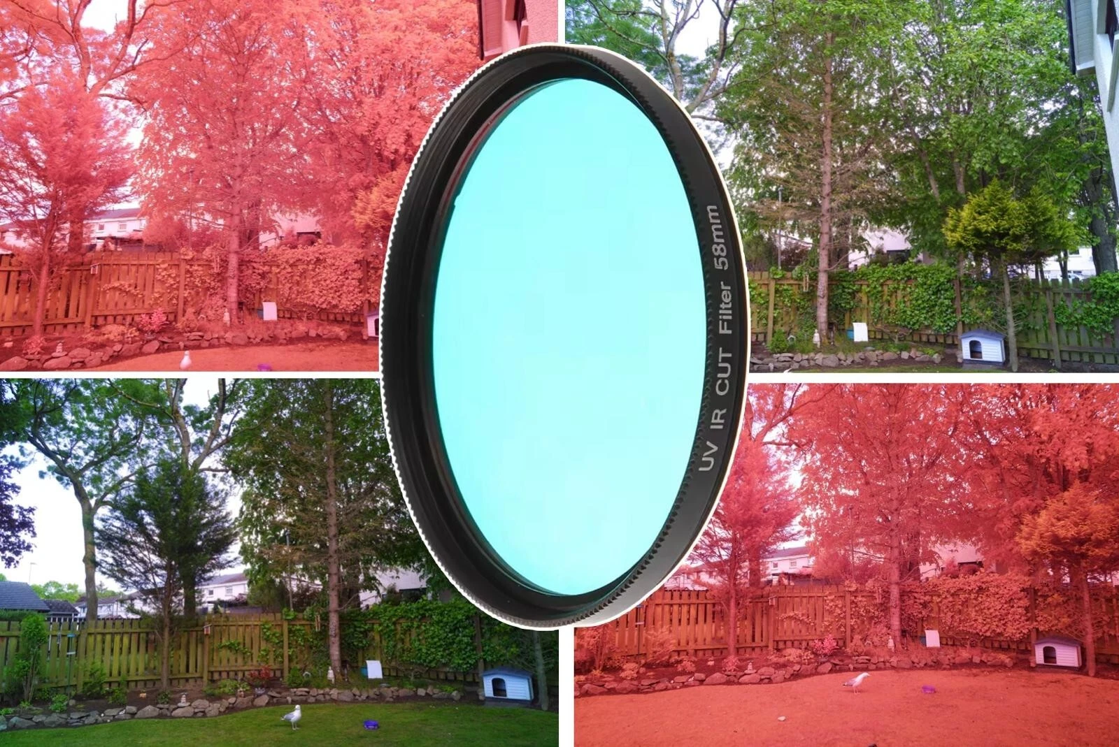 UV IR Cut Filter 82mm ** Hot Mirror ** For Full Spectrum Converted UV-IR Cut