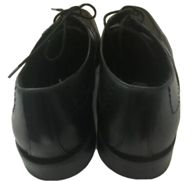 aston grey black dress shoes Aston Grey Collection Leather Black Dress Shoes, Men's Size 13 [J1]