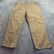 Carhartt Original Fit Canvas Dungaree Carpenter Cargo Men’s 42x31 Dark Khaki