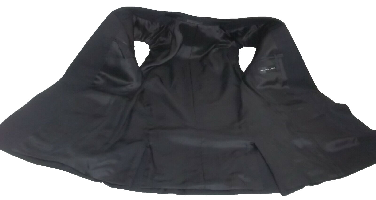 ( Black Label, Ralph Lauren Solid Gray 2Button Si… - image 7